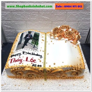 Bánh Sinh Nhật Cuốn Sách - RT43